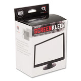 Onestep Crt Screen Cleaning Pads, 5 X 5, Cloth, White, 100-box