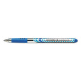 Slider Stick Ballpoint Pen, 0.8 Mm, Blue Ink, Blue-silver Barrel, 10-box