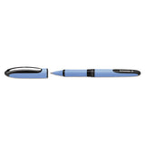 One Hybrid Stick Roller Ball Pen, 0.5 Mm, Black Ink, Blue Barrel, 10-box