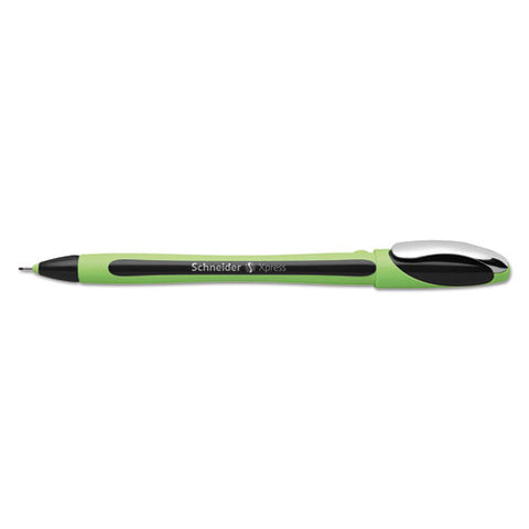 Xpress Fineliner Stick Porous Point Pen, 0.8 Mm, Black Ink, 10-box