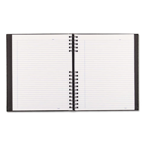 Notepro Notebook, 1 Subject, Medium-college Rule, Black Cover, 11 X 8.5, 150 Sheets