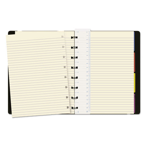 Notebook, 1 Subject, Medium-college Rule, Black Cover, 8.25 X 5.81, 112 Sheets