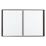 Duraflex Poly Notebook, 1 Subject, Medium-college Rule, Black Cover, 11 X 8.5, 80 Sheets