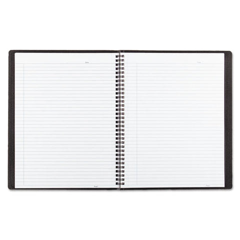 Duraflex Poly Notebook, 1 Subject, Medium-college Rule, Black Cover, 11 X 8.5, 80 Sheets