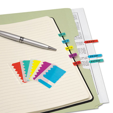 Mini Arrow Page Flags, Blue-mint-purple-red-yellow, 154 Flags-pack