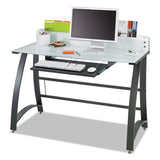 Xpressions 47" Computer Desk, 47" X 23" X 37", Frosted-black