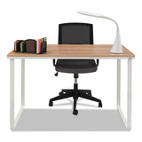 Steel Desk, 47.25" X 24" X 28.75", Beech-white