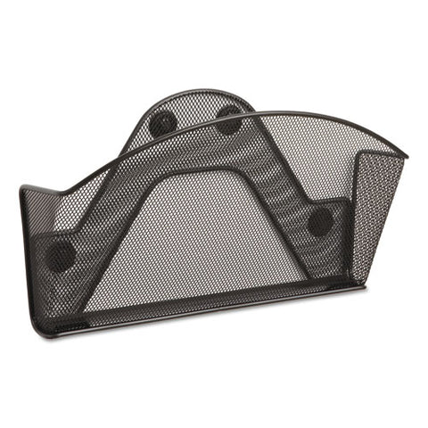 Onyx Magnetic Mesh Panel Accessories, Single File Pocket, Black