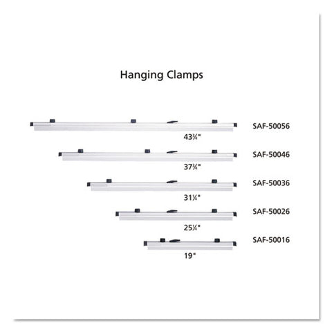 Mobile Plan Center Sheet Rack, 18 Hanging Clamps, 43.75w X 20.5d X 51h, Sand