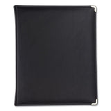 Classic Collection Zipper Ring Binder, 3 Rings, 1.5" Capacity, 11 X 8.5, Black