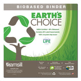 Earth's Choice Biobased D-ring View Binder, 3 Rings, 1" Capacity, 11 X 8.5, White
