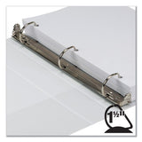 Earth's Choice Biobased D-ring View Binder, 3 Rings, 1.5" Capacity, 11 X 8.5, White