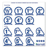 Earth's Choice Biobased D-ring View Binder, 3 Rings, 2" Capacity, 11 X 8.5, White