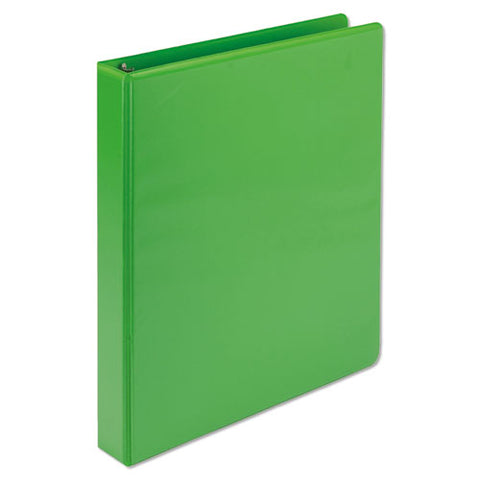 Earth’s Choice Biobased Durable Fashion View Binder, 3 Rings, 1" Capacity, 11 X 8.5, Lime, 2-pack
