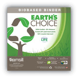 Earth’s Choice Biobased Durable Fashion View Binder, 3 Rings, 2" Capacity, 11 X 8.5, Berry, 2-pack