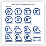 Earth’s Choice Biobased Durable Fashion View Binder, 3 Rings, 2" Capacity, 11 X 8.5, Lime, 2-pack