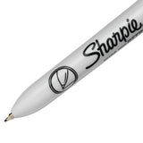 Retractable Permanent Marker, Extra-fine Needle Tip, Black
