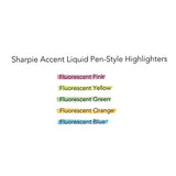 Liquid Pen Style Highlighters, Chisel Tip, Fluorescent Orange, Dozen