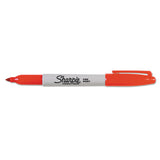 Fine Tip Permanent Marker, Red, 36-pack