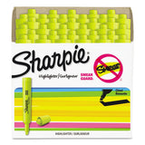 Tank Style Highlighters, Chisel Tip, Fluorescent Yellow, 36-box