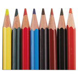 Col-erase Pencil With Eraser, 0.7 Mm, 2b (#1), Assorted Lead-barrel Colors, Dozen