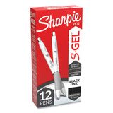 Fashion Barrel Pen, Medium 0.7 Mm, Black Ink, Pearl White Barrel, Dozen