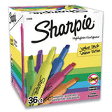 Tank Style Highlighters, Chisel Tip, Assorted Colors, 36-pack