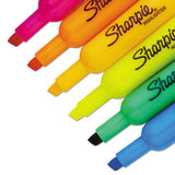 Tank Style Highlighters, Chisel Tip, Assorted Colors, Dozen