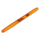 Pocket Style Highlighters, Chisel Tip, Fluorescent Orange, Dozen