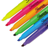 Pocket Style Highlighters, Chisel Tip, Assorted Colors, Dozen