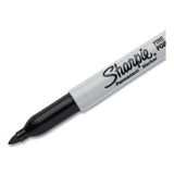 Fine Tip Permanent Marker, Canister, Black, 36-pack