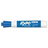 Low-odor Dry-erase Marker, Broad Chisel Tip, Blue, Dozen
