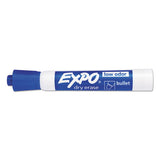 Low-odor Dry-erase Marker, Medium Bullet Tip, Blue, Dozen