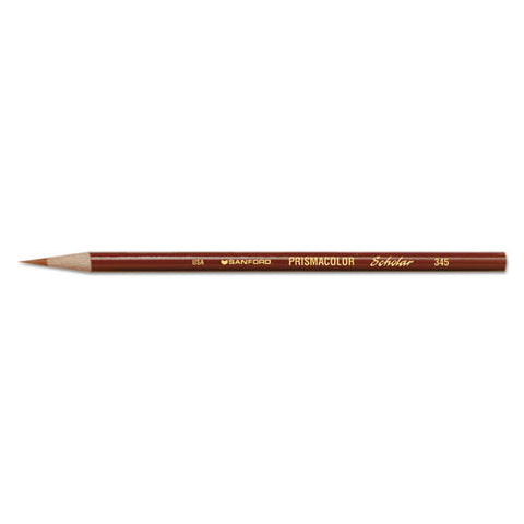 Scholar Colored Pencil Set, 3 Mm, 2b (#2), Assorted Lead-barrel Colors, Dozen