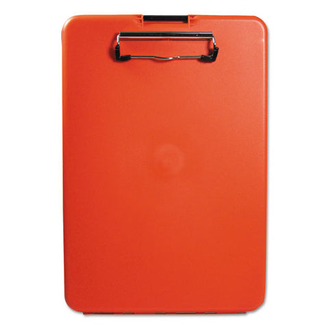 Slimmate Storage Clipboard, 1-2" Clip Capacity, Holds 8 1-2 X 11 Sheets, Red