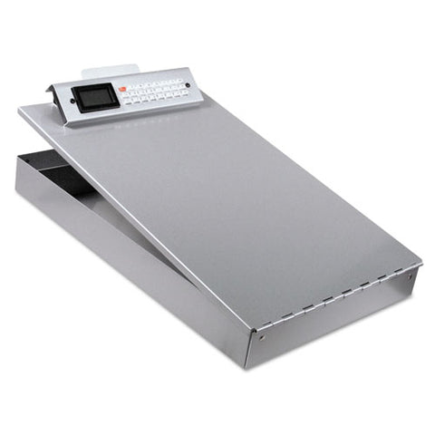 Redi-rite Aluminum Portable Desktop, 1" Clip Capacity, 8 1-2 X 12 Sheets, Silver