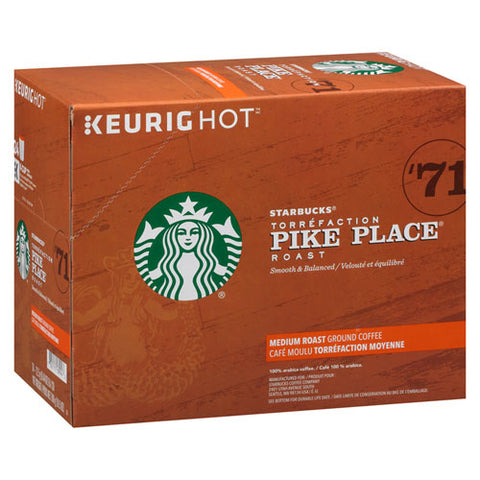 Pike Place Coffee K-cups Pack, 24-box, 4 Box-carton