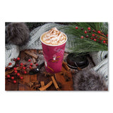 Solo Bistro Design Hot Drink Cups, Paper, 16oz, Maroon, 1000-carton