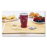 Solo Bistro Design Hot Drink Cups, Paper, 16oz, Maroon, 1000-carton
