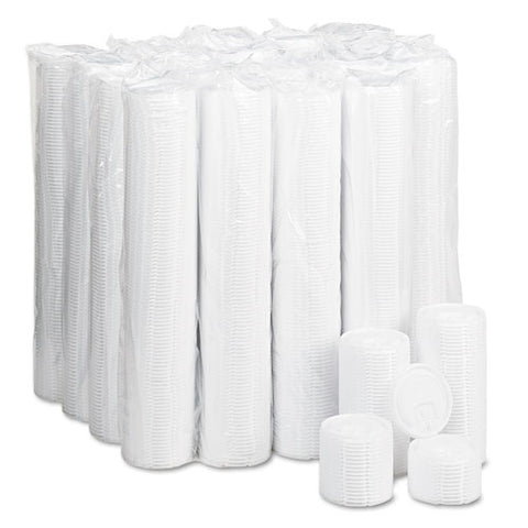 Lift Back And Lock Tab Cup Lids For Foam Cups, For Slox8j, White, 2000-carton