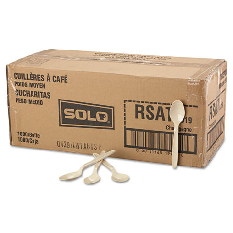 Reliance Medium Heavy Weight Cutlery, Teaspoon, Champagne, 1000-carton