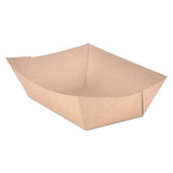 Food Trays, 3 Lb Capacity, Brown Kraft, 500-carton