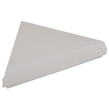 Lock-corner Pizza Boxes, For 8" Slices, 9.25 X 9 X 1.69, White, 400-carton