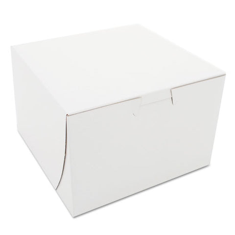 Non-window Bakery Boxes, 6 X 6 X 4, White, 250-bundle