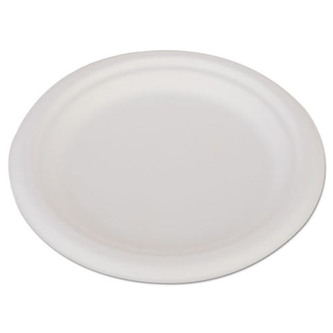 Champware Heavyweight Bagasse Dinnerware, Plate, 6", White, 1000-carton