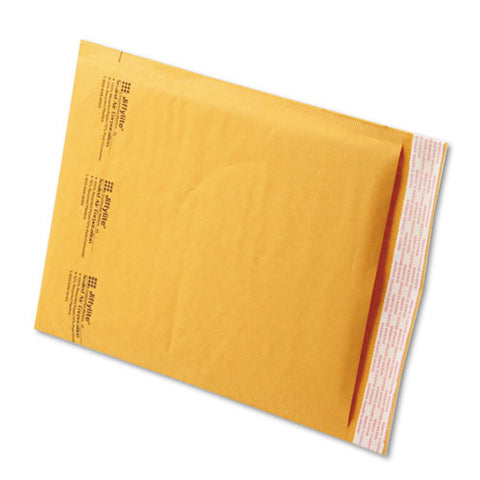 Jiffylite Self-seal Bubble Mailer, #2, Barrier Bubble Lining, Self-adhesive Closure, 8.5 X 12, Golden Brown Kraft, 100-carton