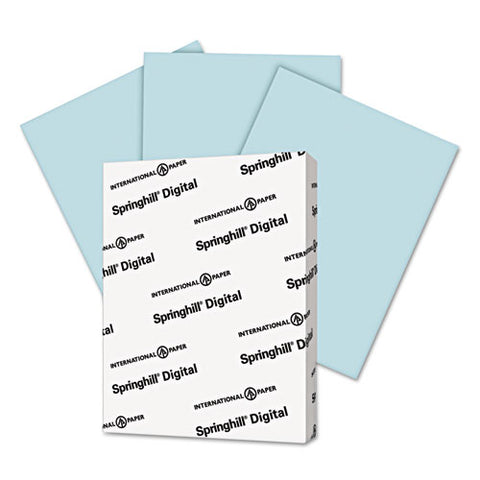 Digital Index Color Card Stock, 90lb, 8.5 X 11, Blue, 250-pack