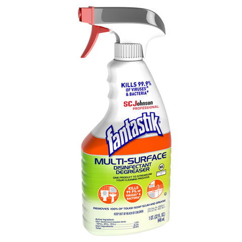 Multi-surface Disinfectant Degreaser, Herbal, 32 Oz Spray Bottle, 8-carton