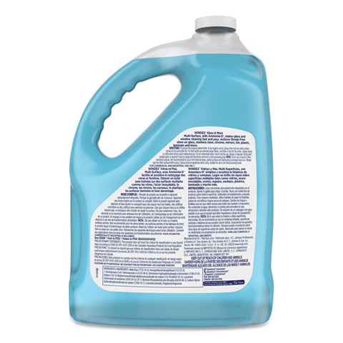 Glass Cleaner With Ammonia-d, 1 Gal Bottle, 4-carton