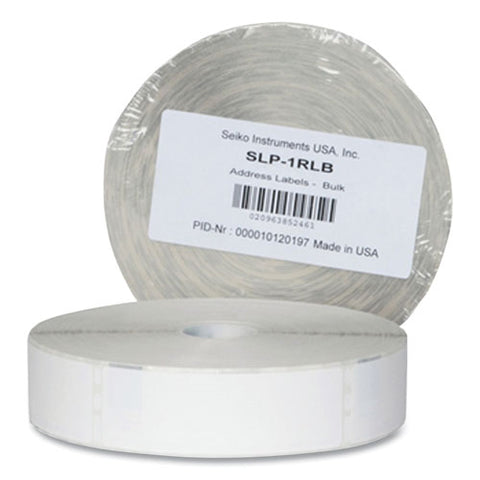 Slp-1rlb Bulk Address Labels, Requires Slp-tray650, 1.12" X 3.5", White, 1000 Labels-roll